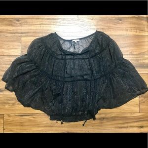 Sheer Hipster Blouse